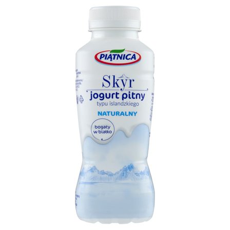 Piątnica Skyr jogurt pitny typu islandzkiego naturalny 330 g (1)