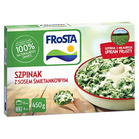 FRoSTA Szpinak z sosem śmietankowymi 450 g (1)