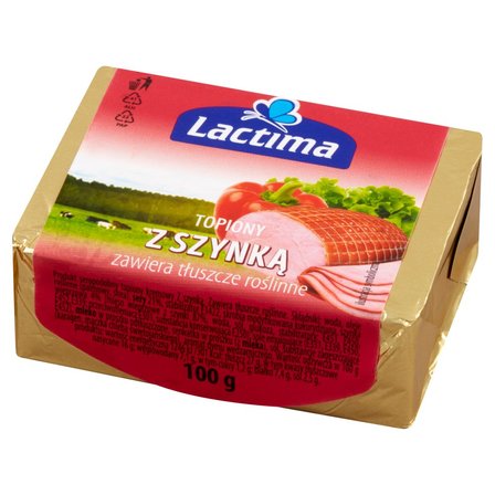 Lactima Produkt seropodobny topiony z szynką 100 g (2)
