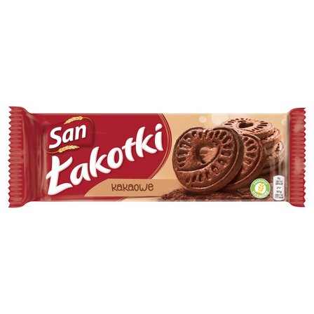 San Łakotki Herbatniki kakaowe 168 g (1)