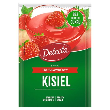 Delecta Kisiel smak truskawkowy 38 g (1)