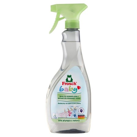 Frosch Baby Spray do usuwania plam z ubranek dla niemowląt i dzieci 500 ml (1)