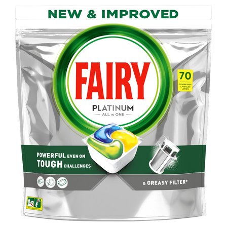 Fairy Platinum Cytryna Tabletki do zmywarki All In One,  tabletek (1)