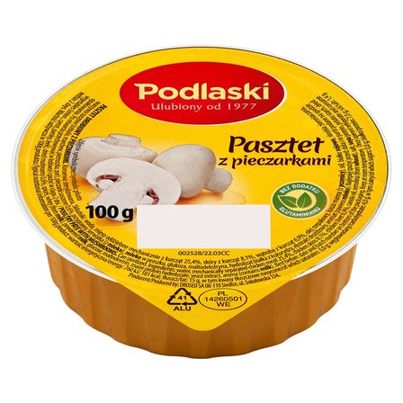 Podlaski Pasztet z pieczarkami 100 g (2)