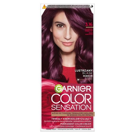 Garnier Color Sensation Farba do włosów 3.16 Głęboki ametyst (1)