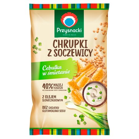 Przysnacki Chrupki z soczewicy cebulka w śmietanie 80 g (1)