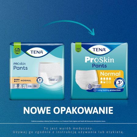 TENA ProSkin Pants Normal Wyrób medyczny majtki chłonne L 10 sztuk (7)