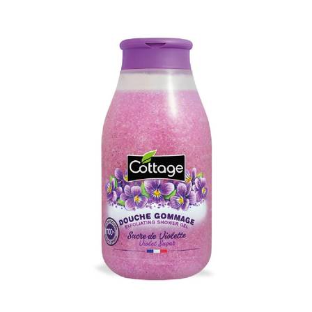 Cottage Violet Sugar Żel pod Prysznic z Drobinkami 270ml (1)