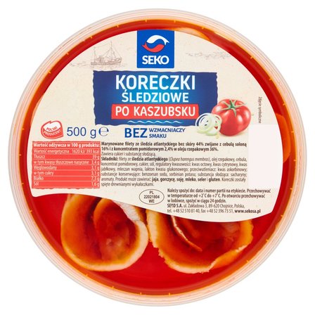 Seko Koreczki śledziowe po kaszubsku 500 g (1)