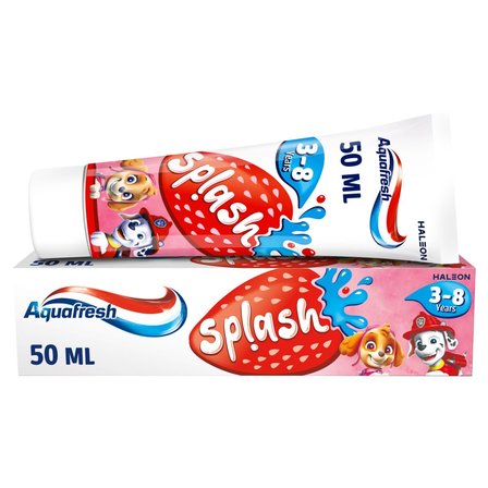 Aquafresh Splash Strawberry Pasta do zębów z fluorkiem 50 ml (2)