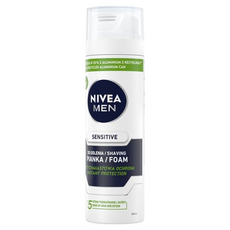 Nivea MEN Łagodząca Pianka DO Golenia Sensitive 200 ml (2)