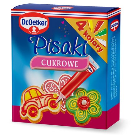 Dr. Oetker Pyszne pisaki kolorowe 76 g (4 x 19 g) (2)