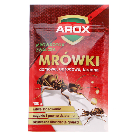 Arox zwalcza mrówki domowe, ogrodowe, faraona 100g (1)