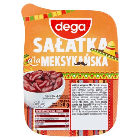 dega Sałatka a'la meksykańska 150 g (1)