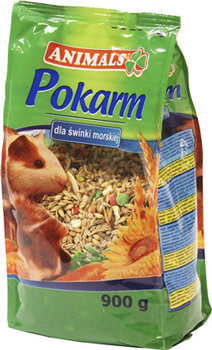 ANIMALS POKARM PODSTAWOWY DLA ŚWINKI MORSKIEJ 900G (1)