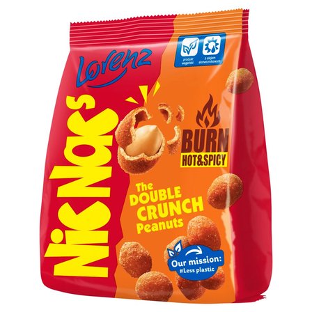 NicNacʹs Burn Hot & Spicy Orzeszki ziemne w chrupiącej panierce 110 g (1)