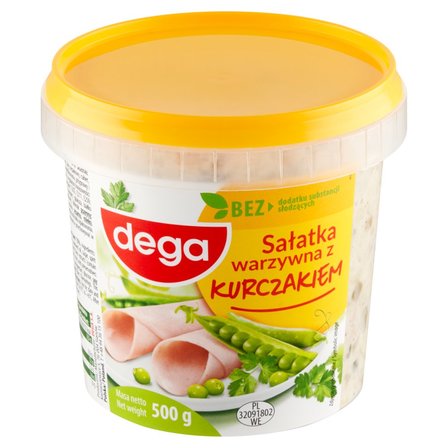 dega Sałatka warzywna z kurczakiem 500 g (2)