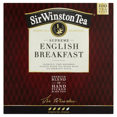 Sir Winston Tea Supreme English Breakfast Herbata czarna 180 g (100 x 1, 8 g) (1)