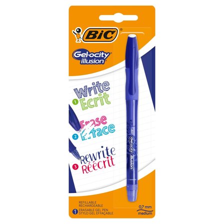 BiC Gel-ocity Illusion Długopis zmazywany niebieski (1)