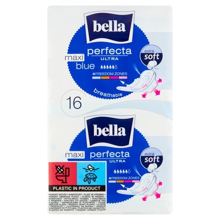 Bella Perfecta Ultra Maxi Blue Extra Soft Podpaski higieniczne 16 sztuk (1)