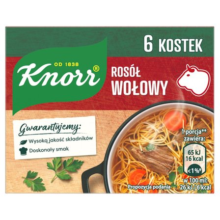 Knorr Rosół wołowy 60 g (6 x 10 g) (1)