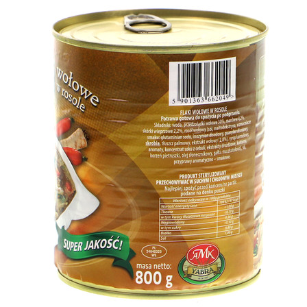 YABRA FLAKI WOŁOWE W ROSOLE 800G (3)