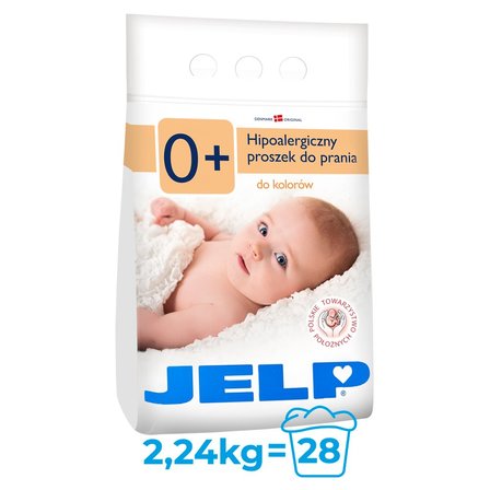 JELP 0+ Hipoalergiczny proszek do prania do kolorów 2,24 kg (28 prań) (2)