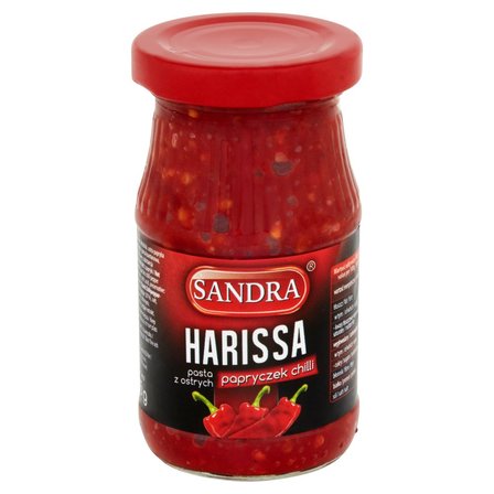 Sandra Harissa Pasta z ostrych papryczek chilli 185 g (2)