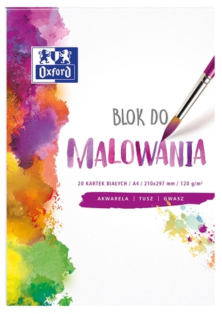 OXFORD  BLOK DO MALOWANIA  A4 20 (1)