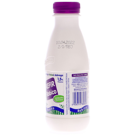 Robico Kefir bez laktozy 1,5% 400 g (8)