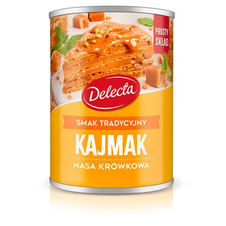 Delecta Kajmak masa krówkowa smak tradycyjny 400 g (1)