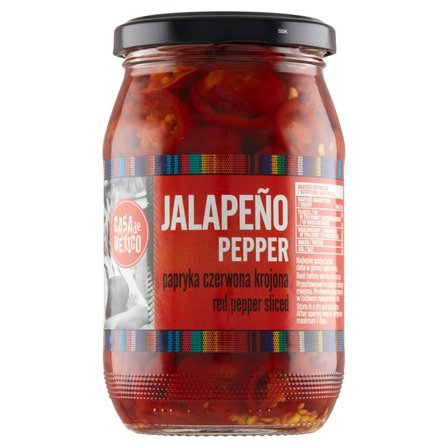 Casa de Mexico Papryka czerwona Jalapeño krojona 340 g (1)