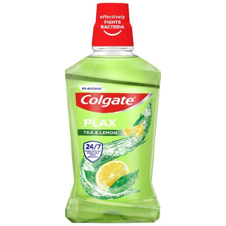 Płyn do płukania jamy ustnej Colgate Plax Herbal Fresh o smaku zielonej herbaty i cytryny (1)