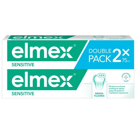 elmex Sensitive Pasta do zębów 2 x 75 ml (1)