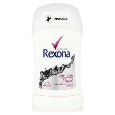 Rexona Women Crystal Clear Pure Antyperspirant w sztyfcie 40 ml (1)