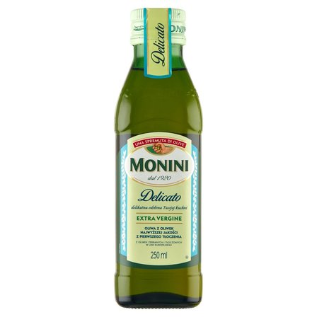 Monini Delicato Oliwa z oliwek najwyższej jakości z pierwszego tłoczenia 250 ml (1)