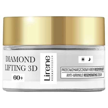 Lirene Diamentowy Lifitng 3D Przeciwzmarszczkowy krem regenerujący 60+ 50 ml (2)