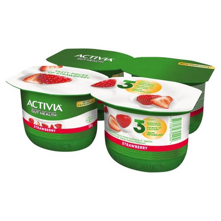 Activia Jogurt truskawkowy 480 g (4 x 120 g) (1)