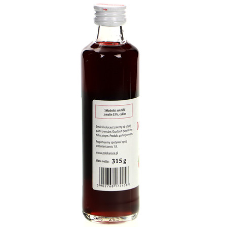 POLSKA RÓŻA SYROP MALINOWY 315G (8)