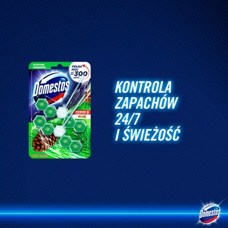 Domestos Power 5 Pine Kostka toaletowa 2 x 55 g (2)