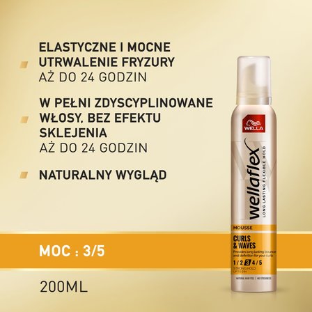 Wella Wellaflex Curls & Waves Pianka do włosów 200 ml (3)