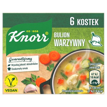 Knorr Bulion warzywny 60 g (6 x 10 g) (1)