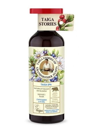 Agafia Tajga Balsam do włosów Tajga SPA Gęstość i Blask 500ml (1)