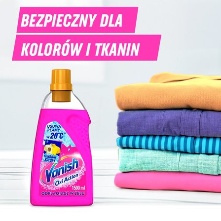 Vanish Oxi Action Żel odplamiacz do tkanin 1,5 l (3)