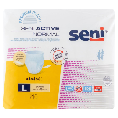 Seni Active Normal Large Elastyczne majtki chłonne 10 sztuk (1)