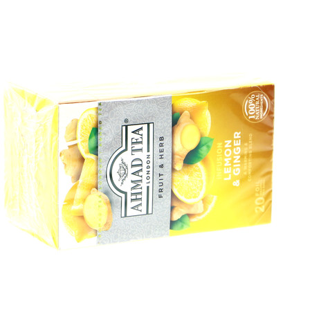 AHMAD TEA HERBATA LEMON & GINGER  40G (5)