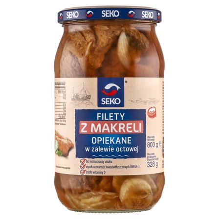 Seko Filety z makreli opiekane w zalewie octowej 800 g (1)