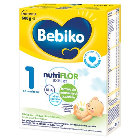 Bebiko 1 Mleko początkowe dla niemowląt od urodzenia 600 g (2)