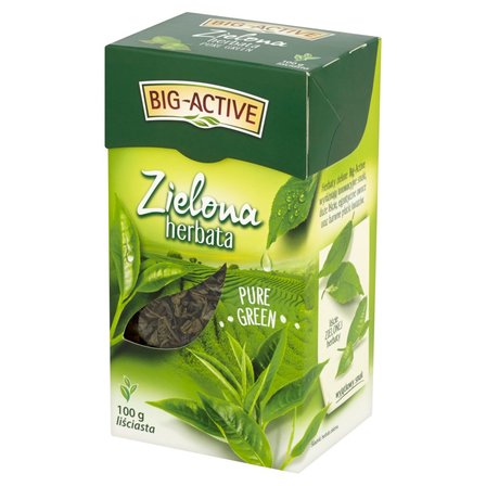 Big-Active Zielona herbata Pure Green liściasta 100 g (2)