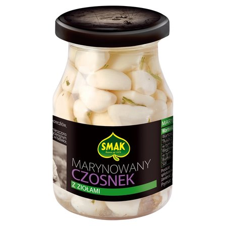 Smak Marynowany czosnek z ziołami 190 g (1)